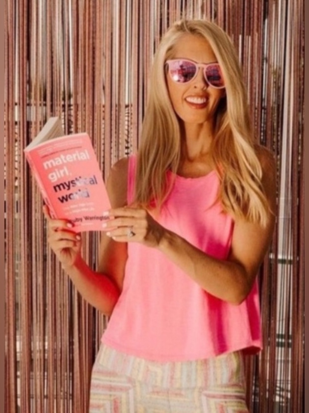 NWT Niyama Sol Cory Tank - Neon Pink